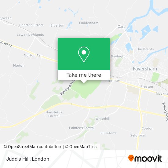 Judd's Hill map