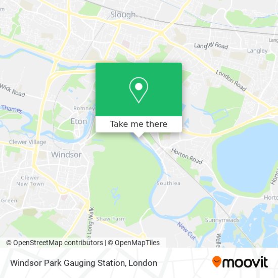 Windsor Park Gauging Station map
