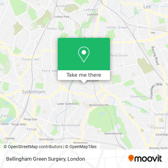 Bellingham Green Surgery map