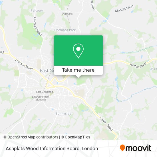 Ashplats Wood Information Board map