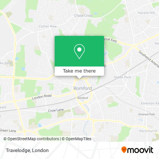 Travelodge map