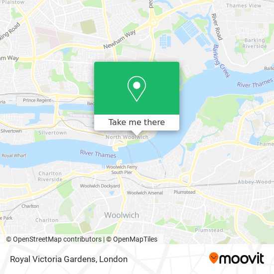 Royal Victoria Gardens map