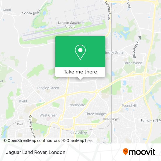 Jaguar Land Rover map