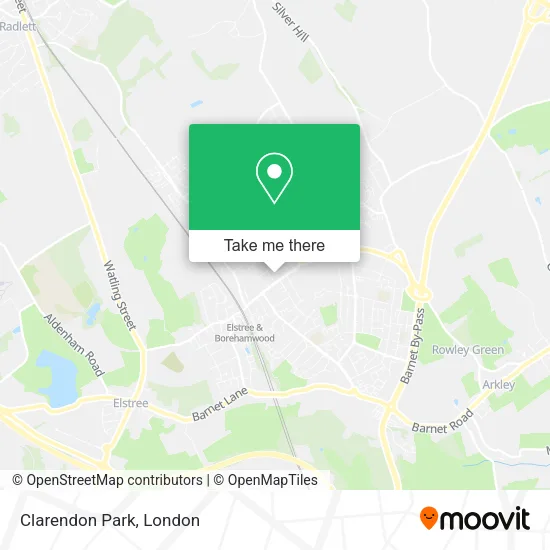 Clarendon Park map