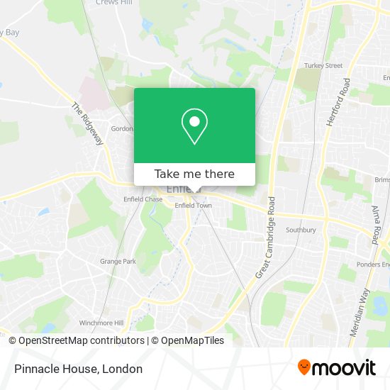 Pinnacle House map
