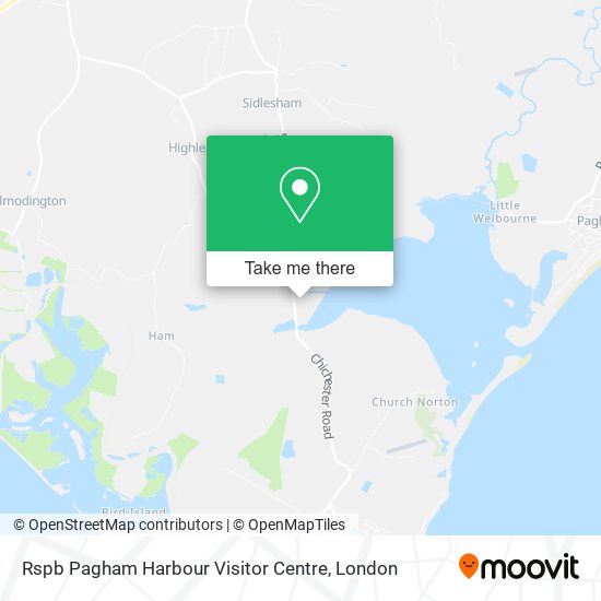 Rspb Pagham Harbour Visitor Centre map