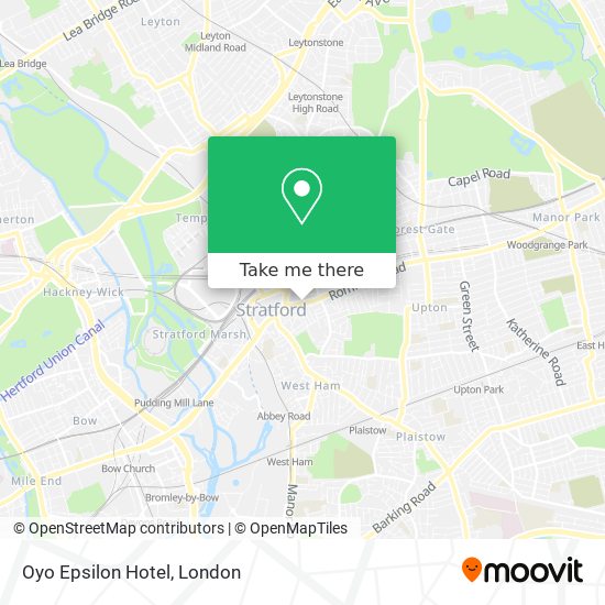 Oyo Epsilon Hotel map