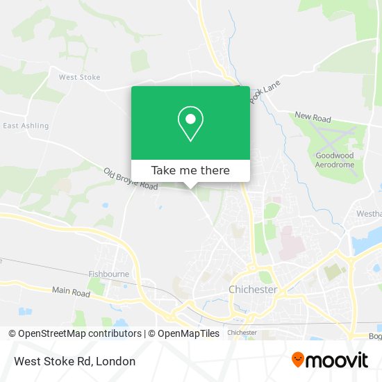 West Stoke Rd map