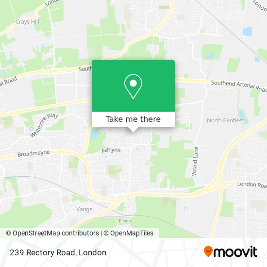 239 Rectory Road map