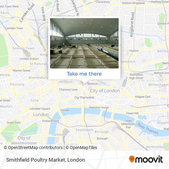 Smithfield Poultry Market map