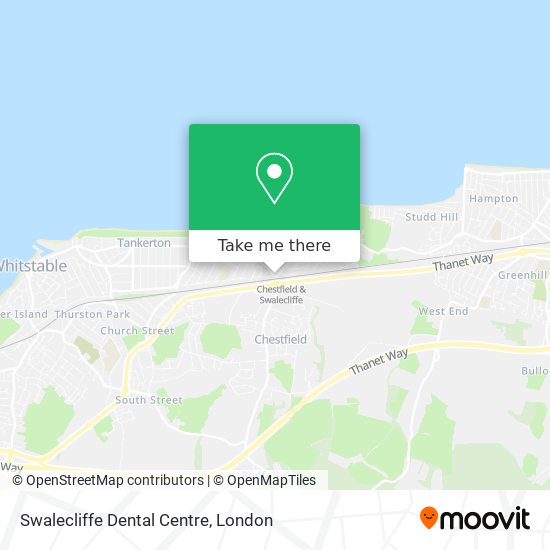 Swalecliffe Dental Centre map