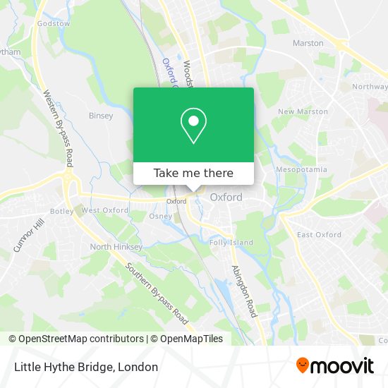Little Hythe Bridge map