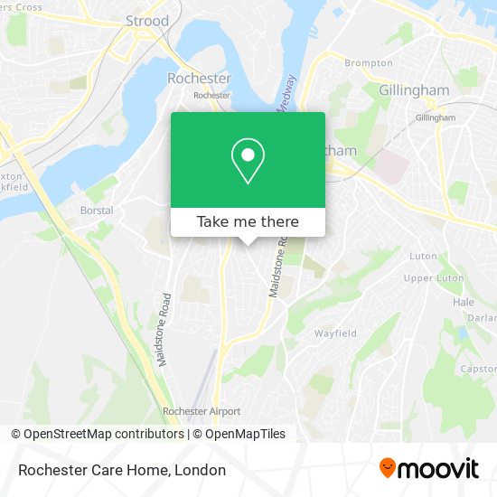 Rochester Care Home map