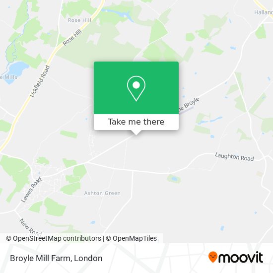 Broyle Mill Farm map