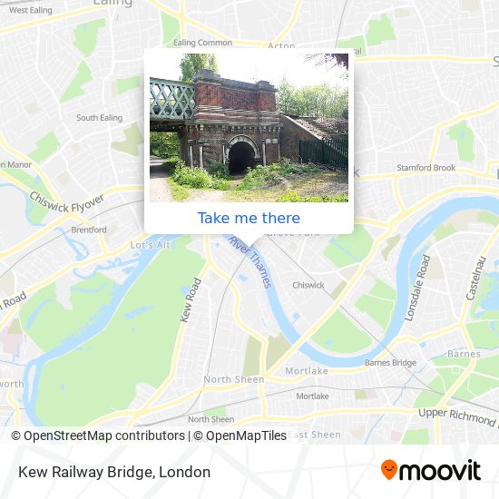 Kew Railway Bridge map