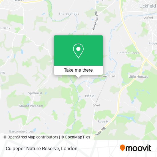 Culpeper Nature Reserve map