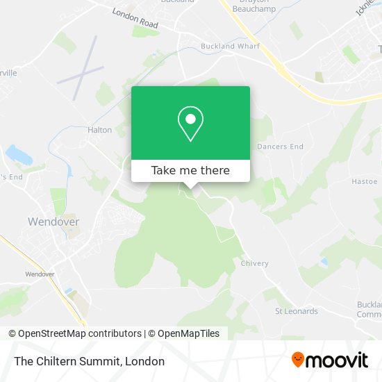 The Chiltern Summit map