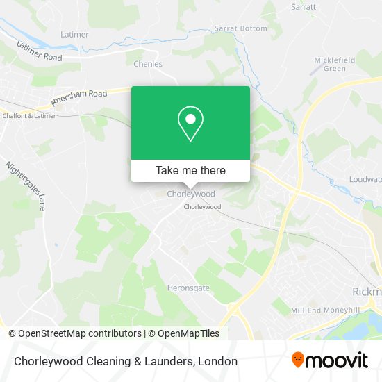 Chorleywood Cleaning & Launders map