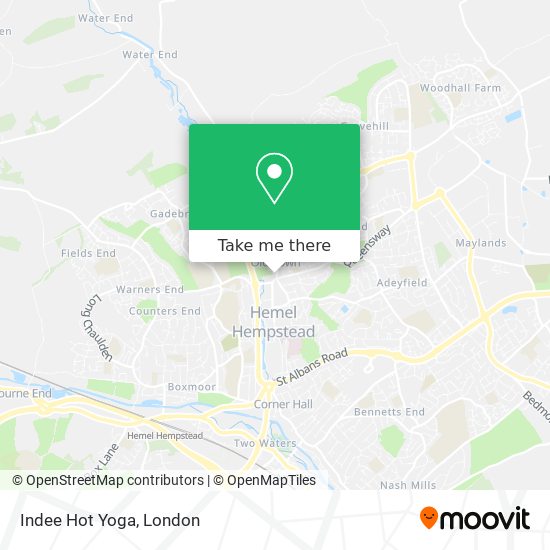 Indee Hot Yoga map