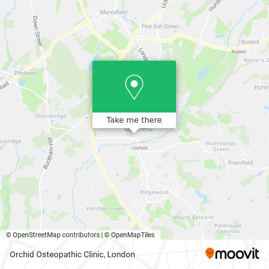 Orchid Osteopathic Clinic map
