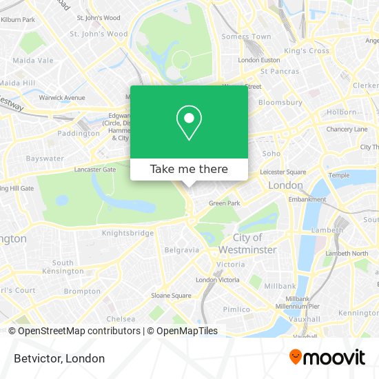 Betvictor map