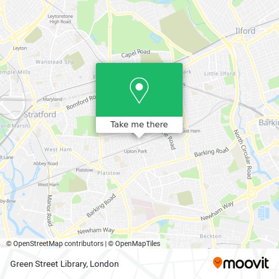 Green Street Library map