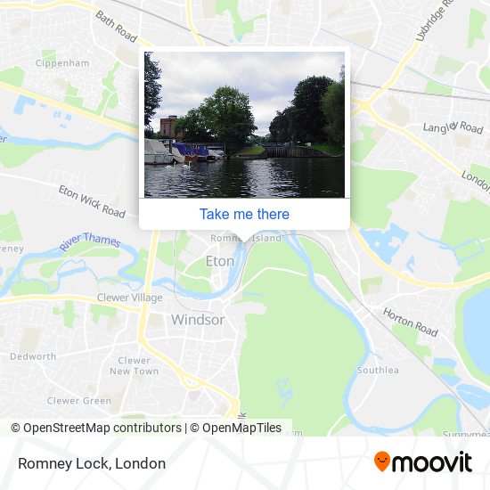 Romney Lock map