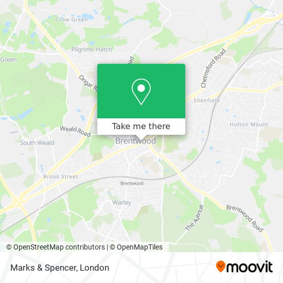 Marks & Spencer map