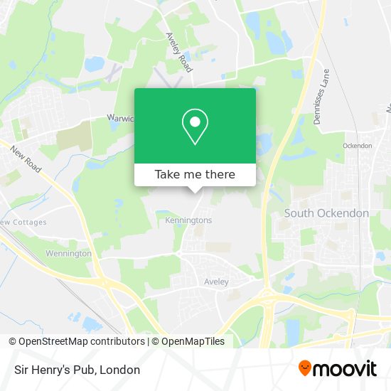 Sir Henry's Pub map