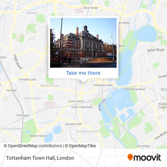 Tottenham Town Hall map