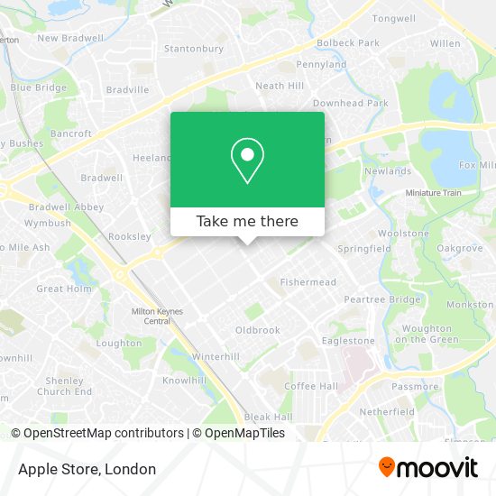 Apple Store map