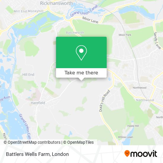 Battlers Wells Farm map