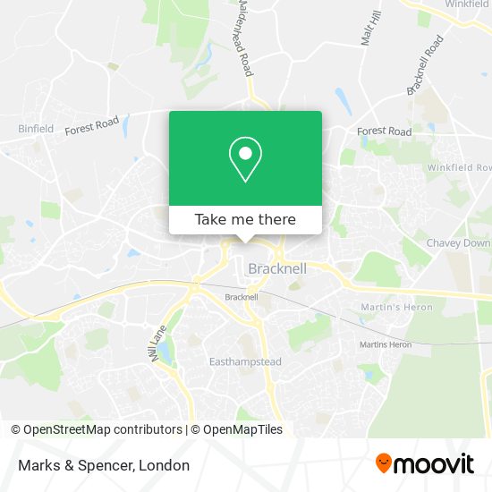 Marks & Spencer map