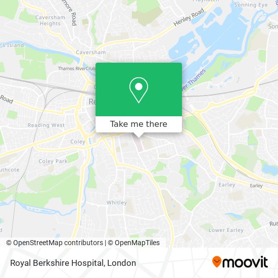 Royal Berkshire Hospital map
