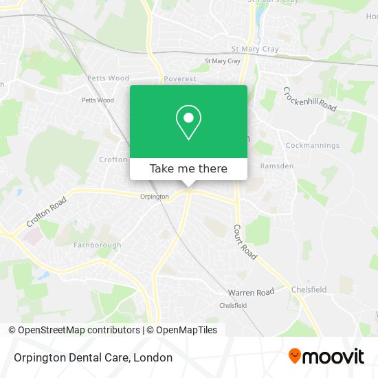 Orpington Dental Care map