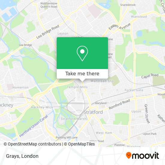 Grays map