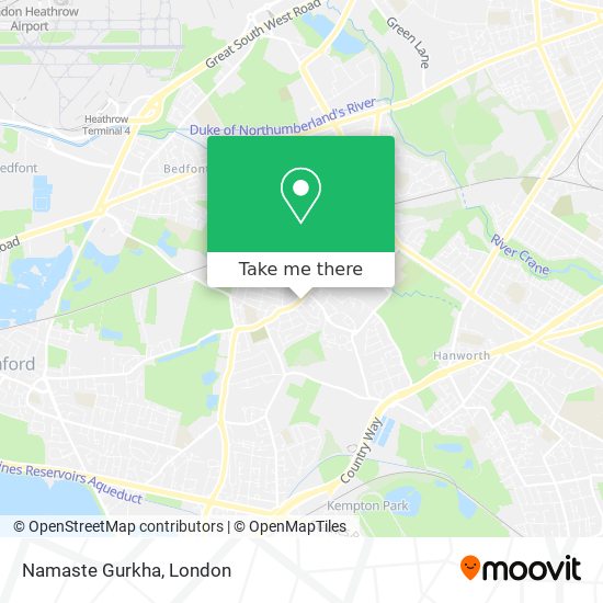 Namaste Gurkha map