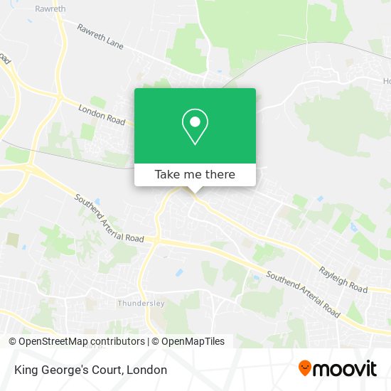 King George's Court map