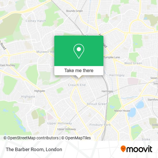 The Barber Room map