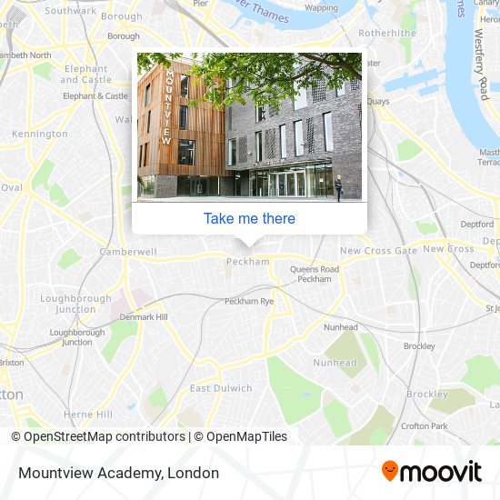 Mountview Academy map