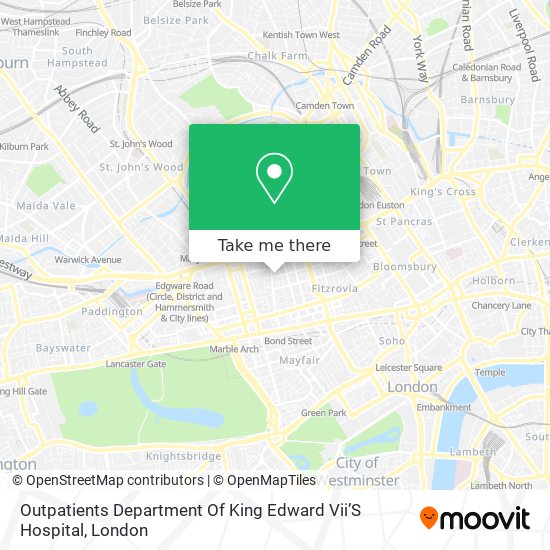 Outpatients Department Of King Edward Vii’S Hospital map