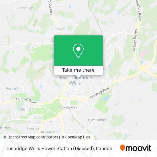 Tunbridge Wells Power Station (Disused) map