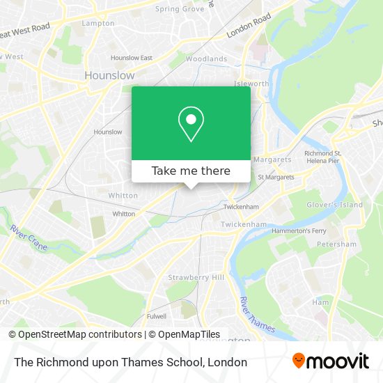 The Richmond upon Thames School map