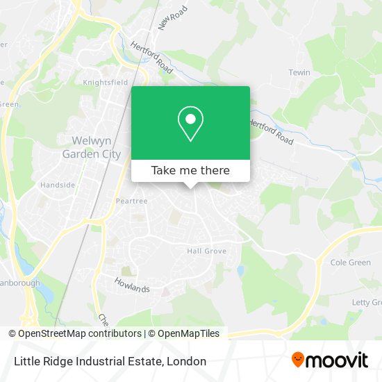 Little Ridge Industrial Estate map