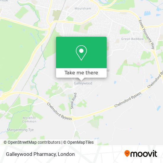 Galleywood Pharmacy map
