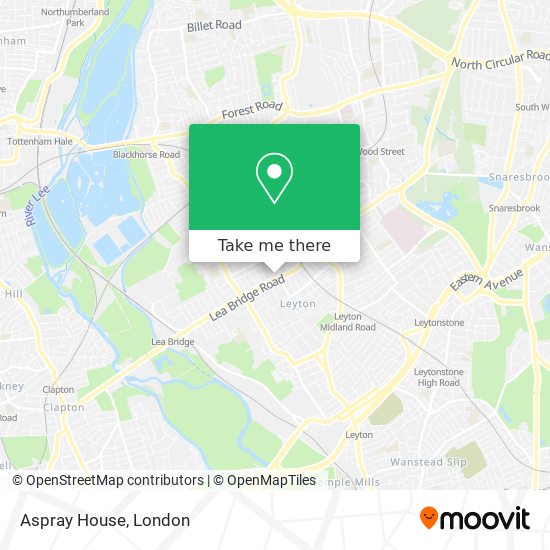 Aspray House map