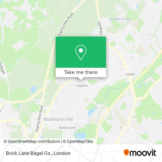 Brick Lane Bagel Co. map