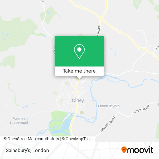 Sainsbury's map