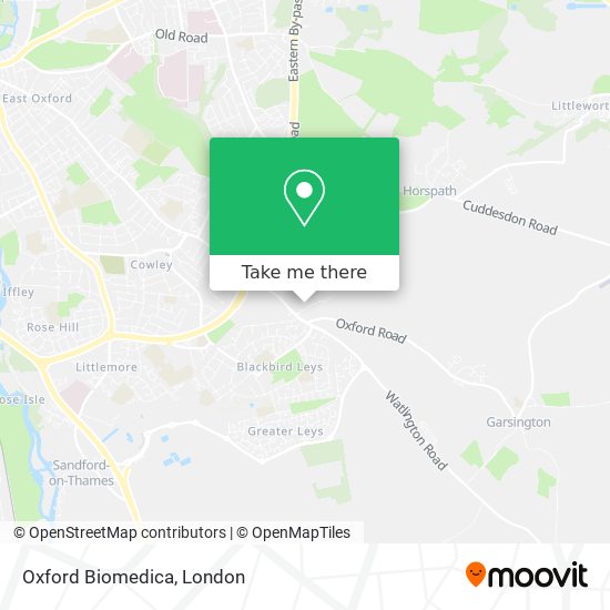 Oxford Biomedica map