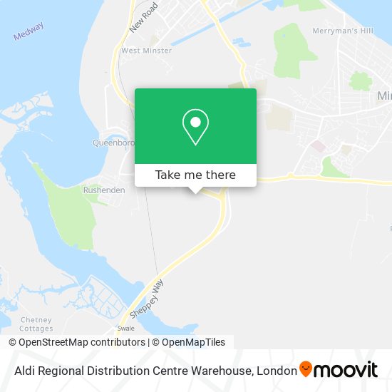 Aldi Regional Distribution Centre Warehouse map